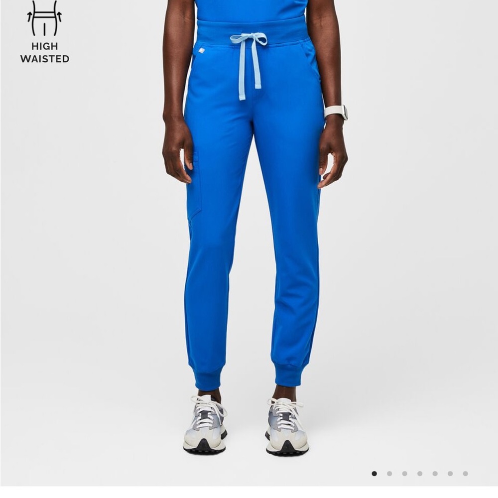 Figs Royal Blue Zamora Jogger Scrub Pants